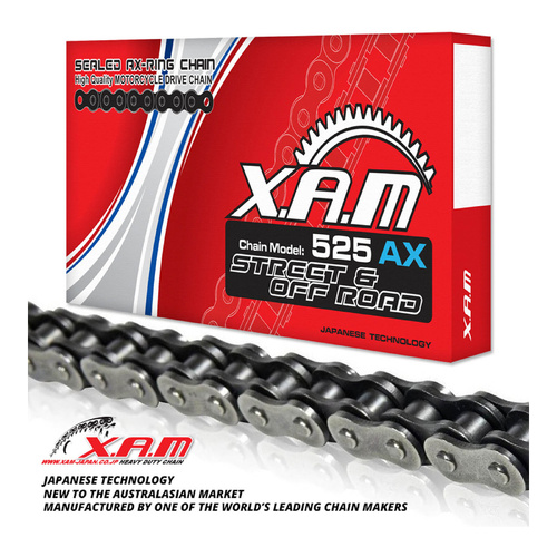 XAM 525AX X-Ring Chain with Rivet Link