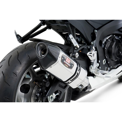 Yoshimura Suzuki GSX-R600/750 11-23 R-77 Slip-On Exhaust (SS-SS-CF)