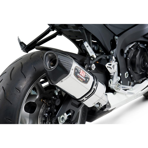 Yoshimura GSX-R600/750 11-23 R-77 Stainless Slip-On Exhaust, w/ Stainless Muffler