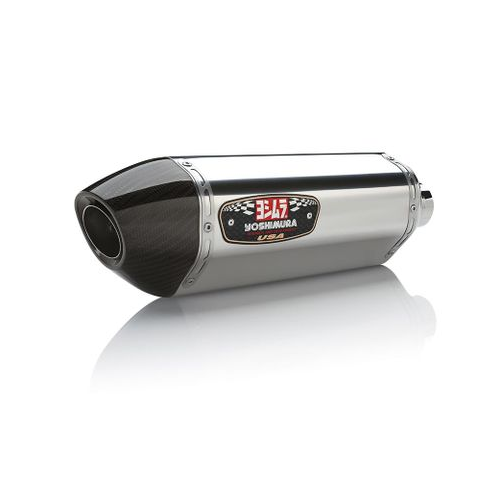 Yoshimura GSX-R600/750 11-24 R-77 Stainless Slip-On Exhaust, w/ Stainless Muffler