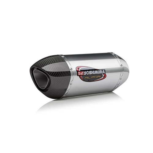 Yoshimura Suzuki GSX-S750/Z 15-16 Alpha Slip-On Exhaust (SS-SS-CF)
