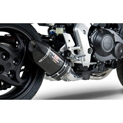 Yoshimura Honda CB1000R 11-15 Race R-77 Stainless 3/4 Exhaust (SS-CF-CF)