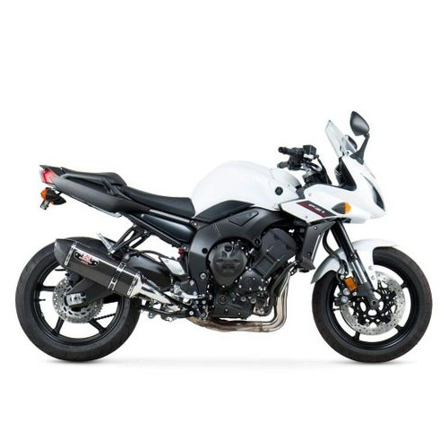 Yoshimura Yamaha FZ1 2006-13 R-77 Slip-On Exhaust (SS-CF-CF)