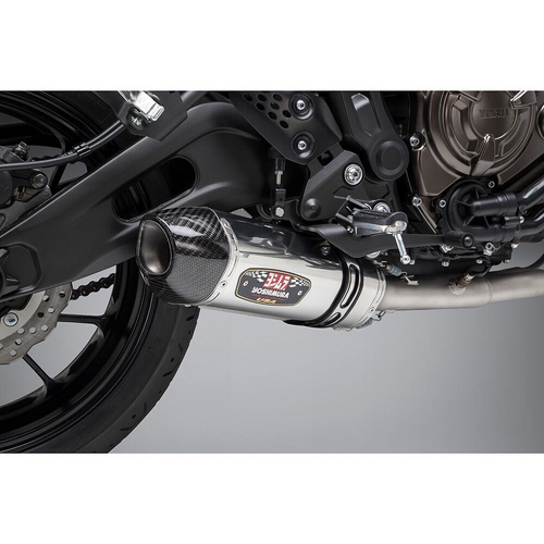 Yoshimura FZ/MT-07 15-25 / XSR700 18-24 / R7 22-25 Race R-77 Stainless Full Exhaust, w/ Stainless Muffler
