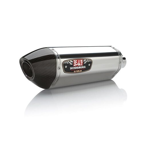 Yoshimura Kawasaki Ninja ZX-10R 11-15 R-77 Slip-On Exhaust (SS-SS-CF)