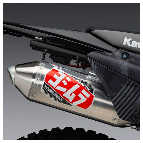 Yoshimura KLX250S/SF 09-20 / KLX300S/SM 21-26 Race RS-2 Stainless Slip-On Exhaust, w/ Alum