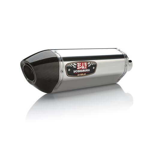 Yoshimura Kawasaki Ninja ZX-6R 09-12 R-77 Slip-On Exhaust (SS-SS-CF)