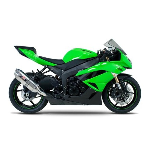 Yoshimura Kawasaki Ninja ZX-6R 09-10 R77 Slip-On Exhaust (SS/SS/SS)