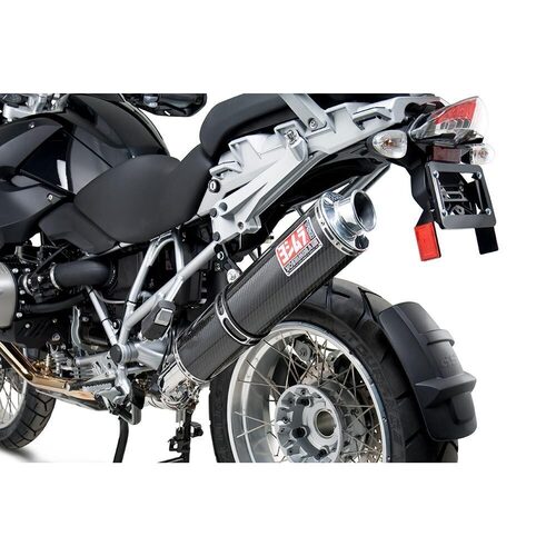 Yoshimura BMW R 1200 GS 10-11 RS3 Stainless Slip-On Exhaust, w/ Carbon Fiber Muffler