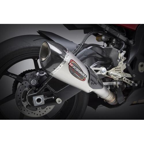 Yoshimura BMW S 1000 RR 15-16 Alpha T Slip-On Exhaust (TI-TI-CF)