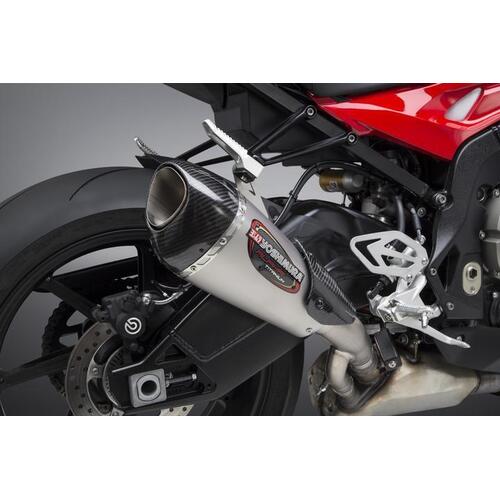Yoshimura BMW S 1000 RR 17 Alpha T Slip-On Exhaust (Ti-Ti-CF)