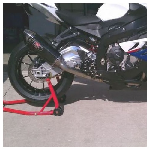 Yoshimura BMW S 1000 RR 10-11 R77 Slip-On Titanium Exhaust (Ti/CF/CF)