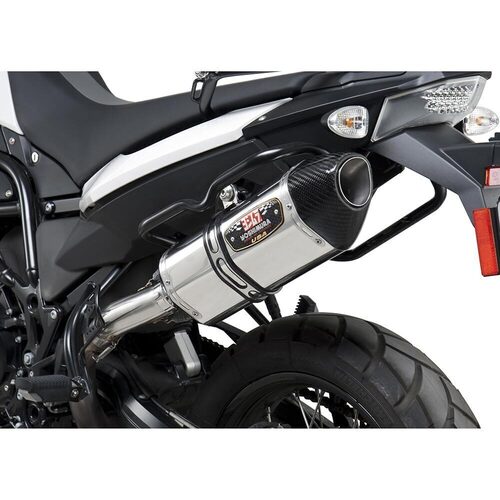 Yoshimura BMW F800GS/F700GS 11-15 R-77 Slip-On Exhaust (SS-SS-CF)
