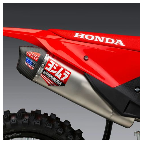 Yoshimura CRF450R/RX 2025 RS-12 Stainless Full Exhaust, w/ Stainless Muffler