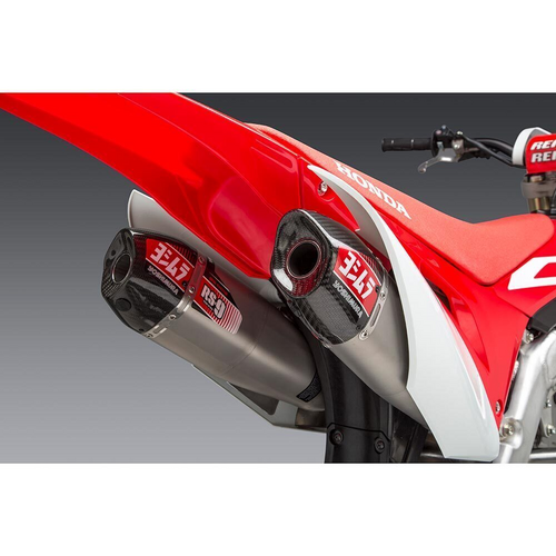 Yoshimura CRF250R 18-21/RX RS-9T Stainless Full Exhaust, w/ Dual Stainless Mufflers