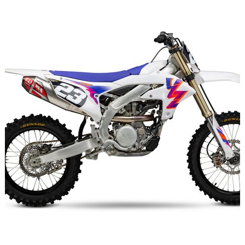 Yoshimura YZ250F 2024 RS-4 Stainless Slip-On Exhaust, w/ Aluminium Muffler