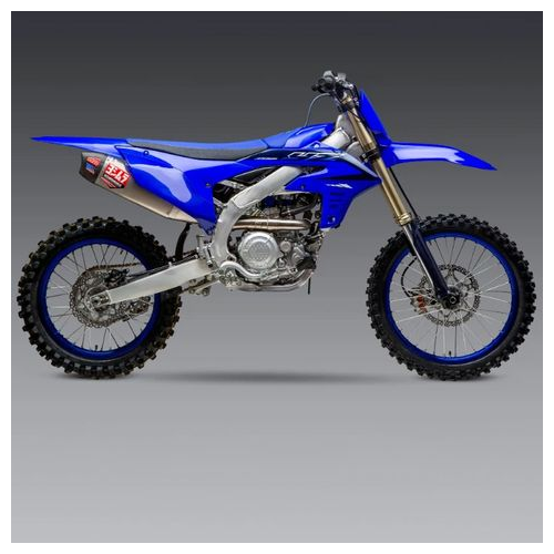 Yoshimura YZ450F 23-25 RS-12 Stainless Full Exhaust, w/ Aluminium Muffler