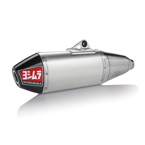 Yoshimura KTM/HUSQ 250/350 17-19 RS-4 Slip-On Exhaust (SS-AL-CF)