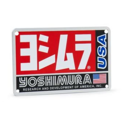 YOSHIMURA MUFFLER NAMEPLATE RS3