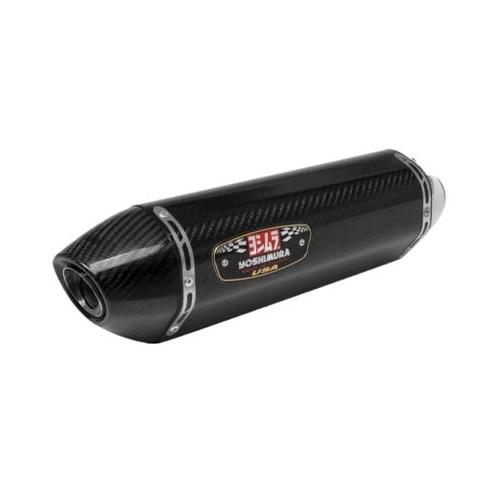 Yoshimura 12'' R77 Right Muffler Stainless/SF Carbon Fiber