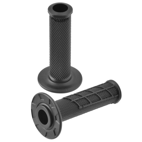 ZETA GRIPS MX - DIRT GRIP | HALF WAFFLE - OPEN END | BLACK
