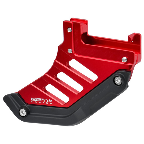 ZETA REAR DISC GUARD ALLOY + POLY BUMPER | GG '21-, HQV '14-, KTM '23-, STARK | RED.