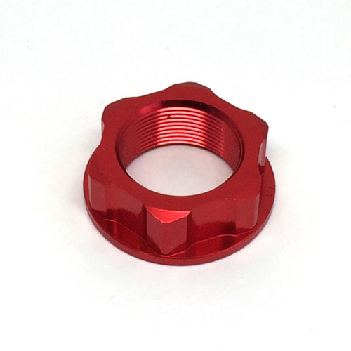 ZETA STEERING STEM NUT | M22x30-P1.0 H12 | RED