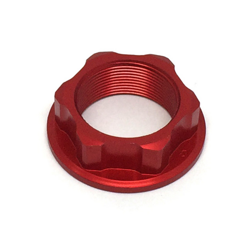 ZETA STEERING STEM NUT | M24x30-P1.0 H12 | RED.