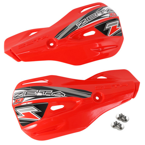 ZETA HANDGUARD SHIELDS ONLY | X3 PROTECTORS | RED