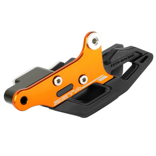 ZETA CHAIN GUIDE ALLOY/TPU | KTM SX/SXF/XC/XCF/EXC/EXCF '08-23- | ORANGE