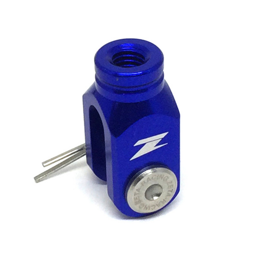 ZETA BRAKE PEDAL CLEVIS | KX,KLX,RM,DRZ400 | BLUE.