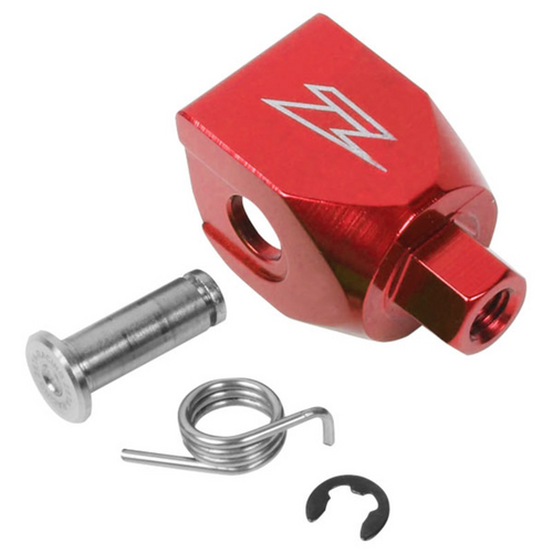 ZETA GEAR LEVER REVOLVER | REPLACEMENT TIP MOUNT - STRAIGHT | RED