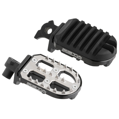 Zeta Footpegs - Adventure Adjust | V-Strom 250/800/1050 '20- | 60mm Black
