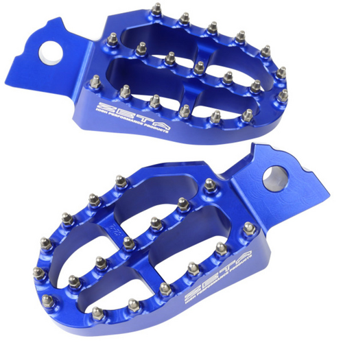 ZETA FOOTPEGS ALLOY ULTRAWIDE | YZF250/450,YZ125/250 -'22 | 57mm BLUE