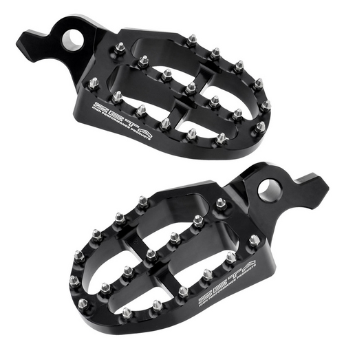 Zeta Footpegs Alloy Ultrawide | Stark Varg | 57mm Ti Colour