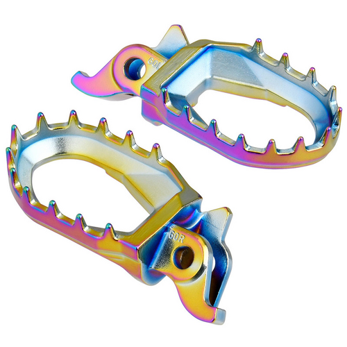 Zeta Footpegs Max Ultrawide | Yz/Wr250F-450F '99-23, Yz65/85/125/250 '99- | 60mm Crmo Oilslick