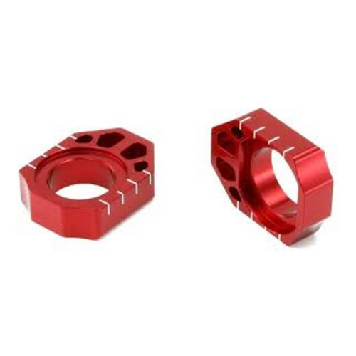 ZETA AXLE BLOCKS | KX/KXF '03-16 ,RMZ '04- | RED