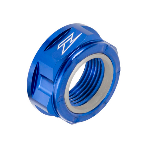 ZETA AXLE NUT | M20x30-P1.5 H13L | HQV '11-23, YAM '99- BLUE