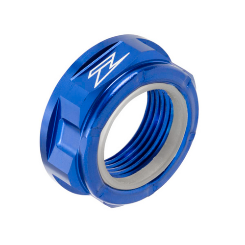 ZETA AXLE NUT | M22x32-P1.5 H12L | HON '00-, KAW '03-, SUZ, '05-, YAM '09- BLUE